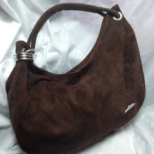 🎇New🎇 Large Brown Suede Hobo Bag